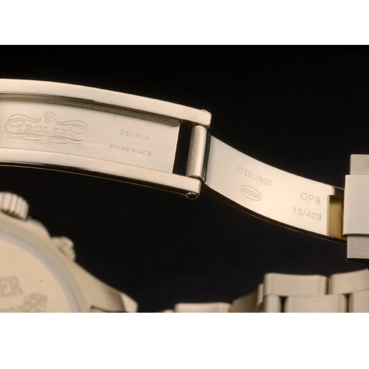 Rolex copies cheap Crystals Cosmograph Gold Rolex Black Rainbow Rose Strap Daytona Bezel Dial 80251 0817
